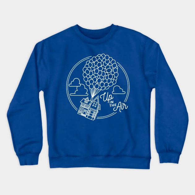 Up In The Air - Outline Crewneck Sweatshirt by parkhopperapparel